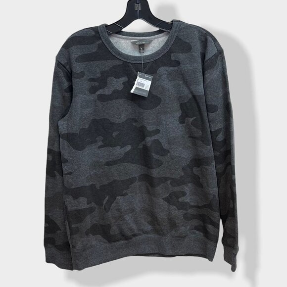 EDDIE Bauer Boy's Camo Camp Fleece Crewneck - Picture 1 of 5